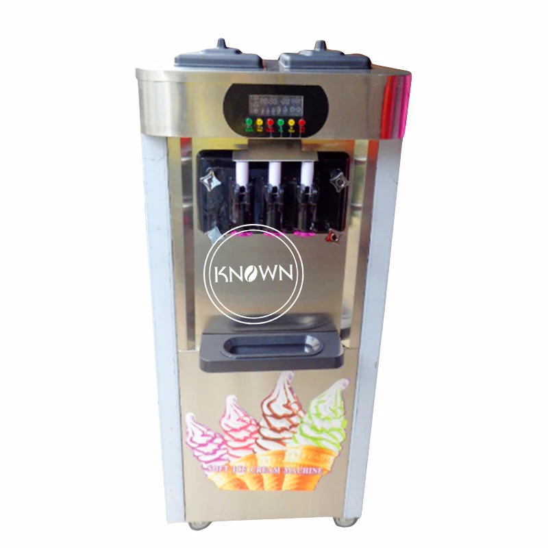 Low price but high quality 3 nozzles 25L soft serve ice cream machines 110 volt cone | Бытовая техника