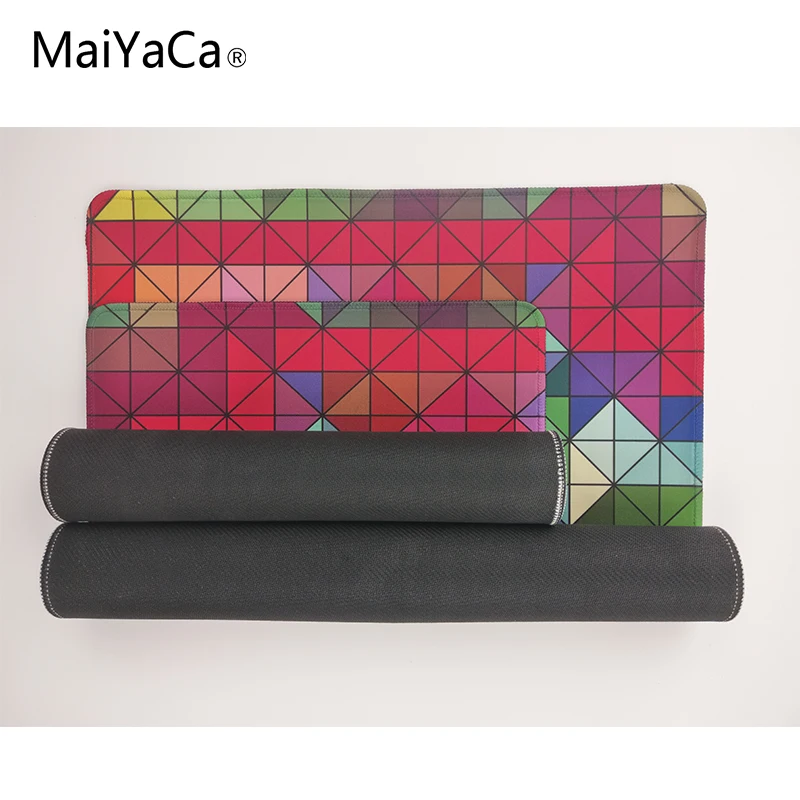 MaiYaCa цветные нашивки, не оверлочные края и оверлочные края, коврик для мыши, коврик для мыши, большой рождественский подарок, точечный подарок
