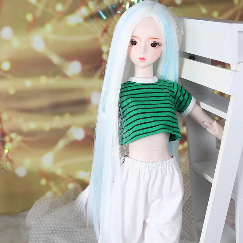 DBS наряды для 1/3 BJD куклы полосатая рубашка и слаксы одежда без обуви|Куклы| |