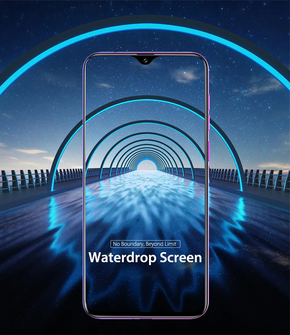Ulefone Note 7, смартфон, 6,1 дюймов, 19:9, экран капли воды, четырехъядерный мобильный телефон, 1 Гб+ 16 Гб rom, мобильный телефон, Android 9,0, три камеры