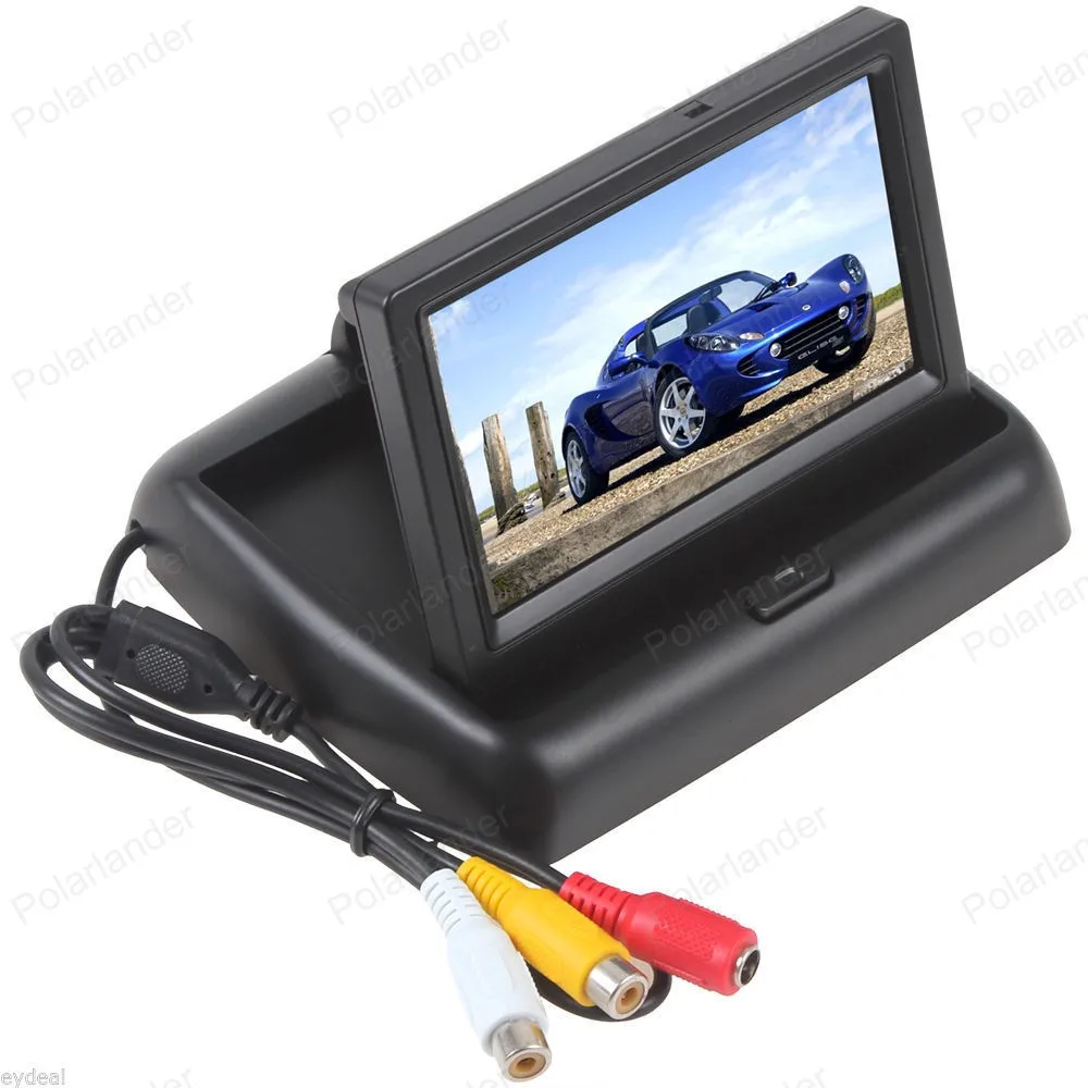 

best selling 4.3 inch HD display Car Monitor CCD Waterproof Parking Monitors System with Car Rear View reverse backup Camera