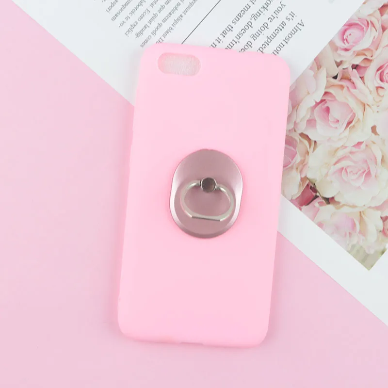 С подставкой-держателем в виде кольца чехол для iPhone 11 12 Pro Max 7 Plus X XR XS Plus/6/6s/8 5 5s SE 4S