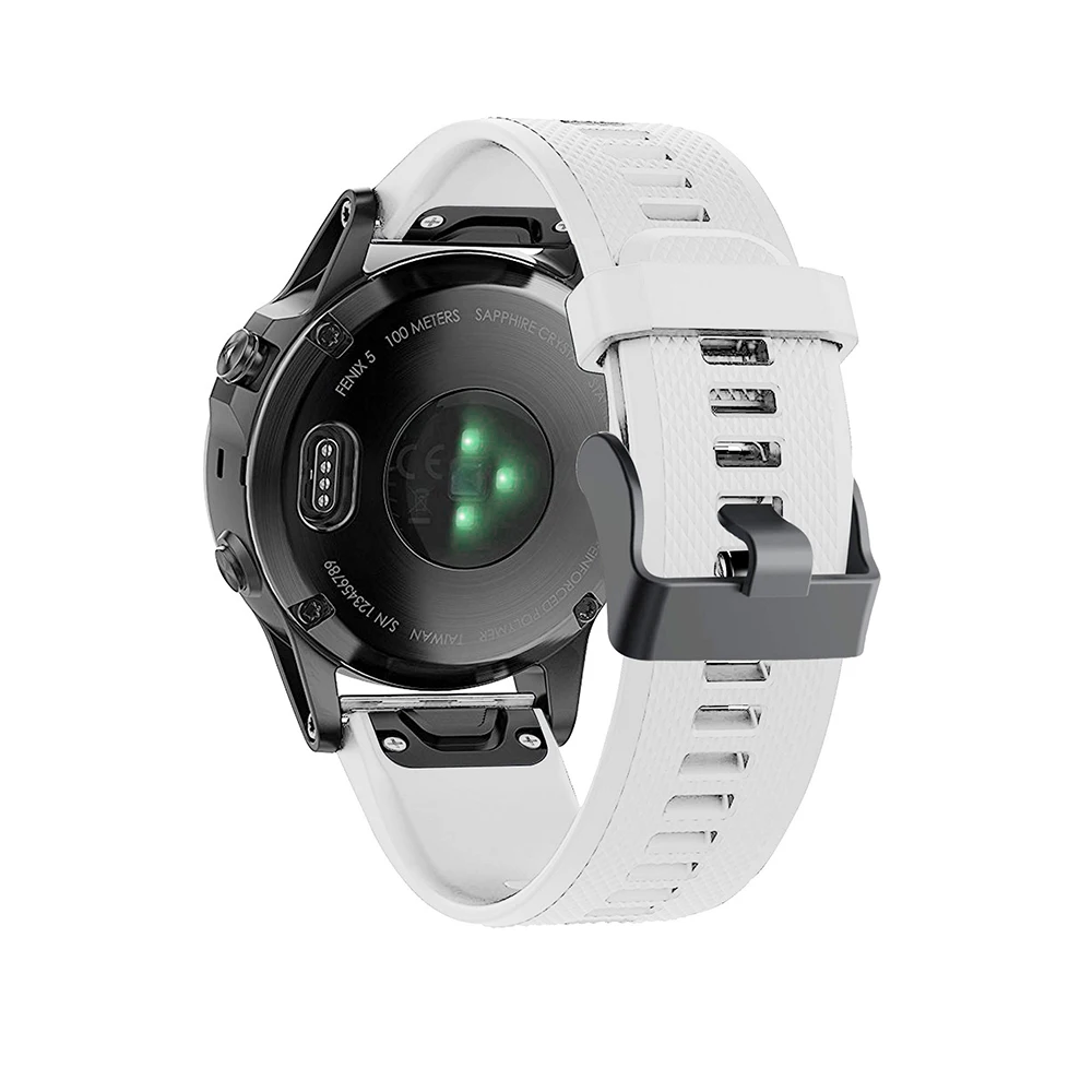 Для Garmin Fenix 5/5 plus Quick fit 22 мм браслет ремешок Смарт-часы силиконовый Easyfit ремешок для Forerunner 935/Approach S60
