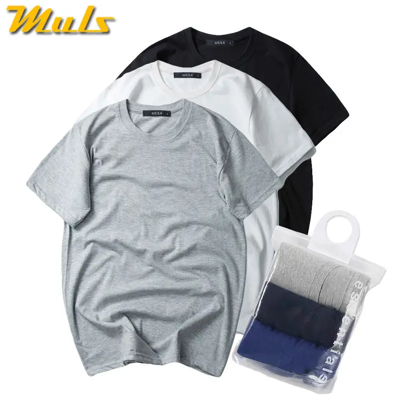 7XL 130 кг 3 шт. футболки мужские летние однотонные топы майки короткие дышащие