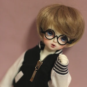 BJD черные очки Bookman Prop Круглая для 14 16 YOSD MSD DD DOD DK DZ Volks кукла бесплатная доставка HEDUOEP