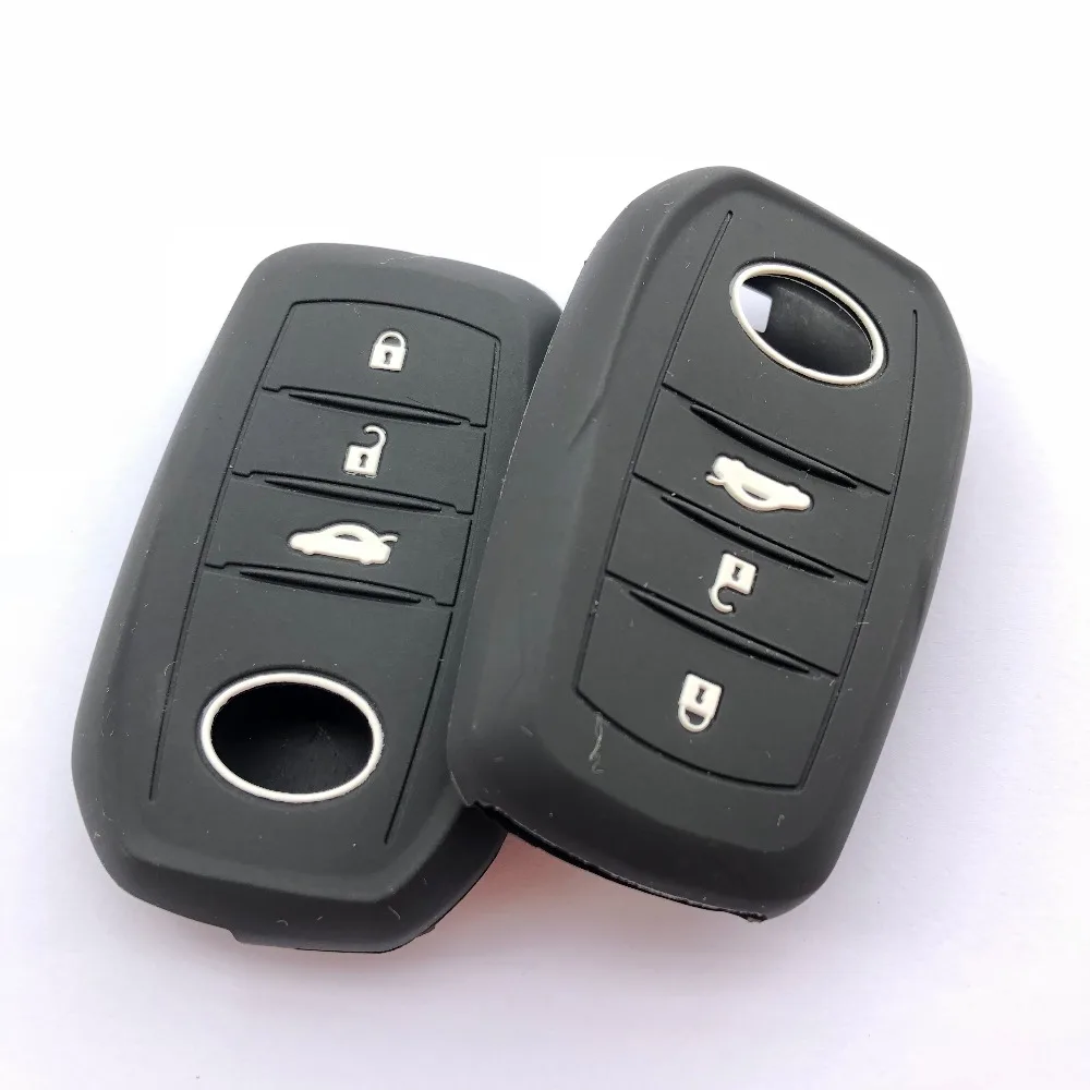 Силиконовый чехол с 3 кнопками для дистанционного управления Toyota автомобильный