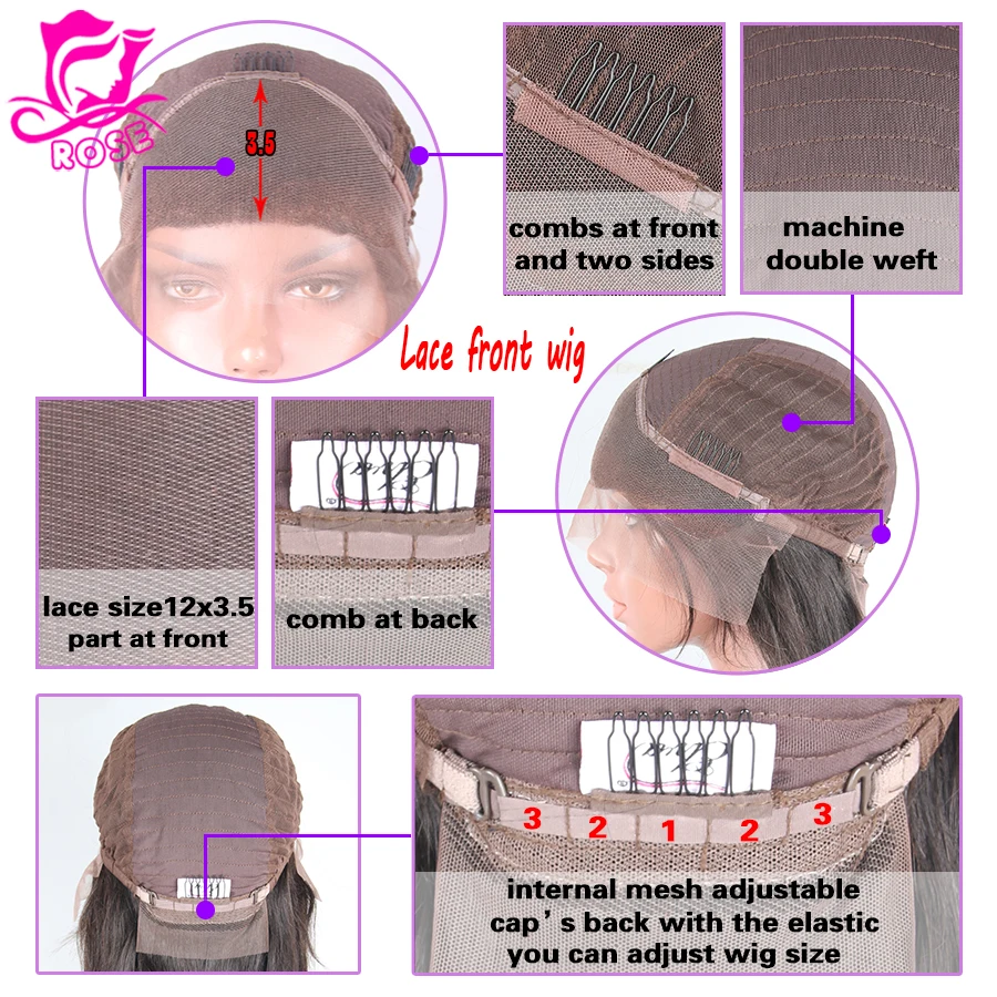 Полный Шнурок Человеческих Волос Парики Для Чернокожих Женщин Glueless Девственные