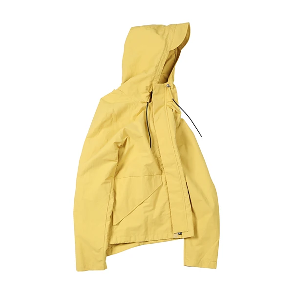 yellow Мужская куртка с капюшоном SIMWOOD, модная повседневная ветровка, брендовая одежда высокого качества, новая модель 190081 на осень - Цвет: yellow