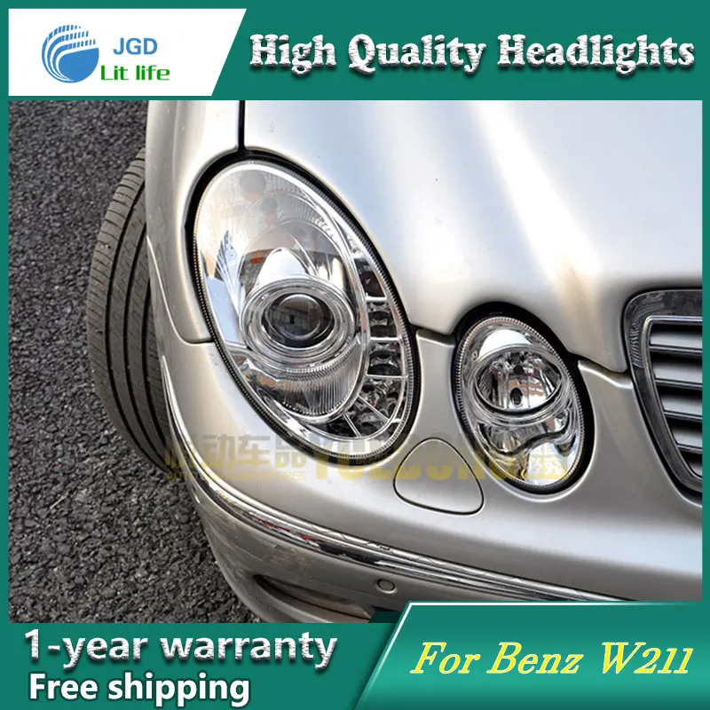 Высококачественный чехол для стайлинга автомобиля Benz W211 E240 E200 E280 фары