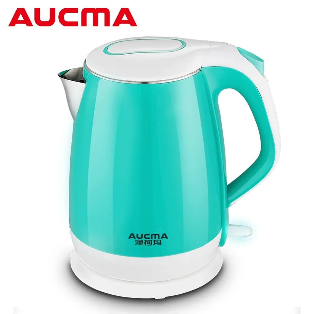 Aucma 1.7L Нержавеющая сталь Электрический Чайник Быстрый нагрев с автоматическим