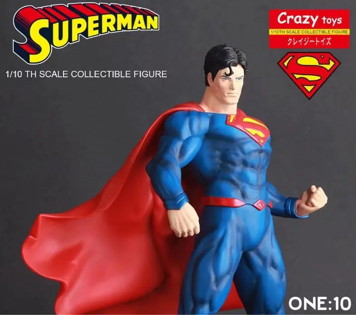 Сумасшедшие игрушки DC Супермен, Супергерой фигурка коллекционная игрушка 7 дюймов 18 см