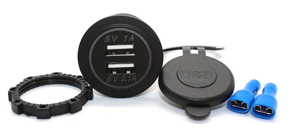 Разветвитель Прикуривателя 12 В 2 порта USB|cigarette lighter socket splitter|lighter socketsplitter 12v |