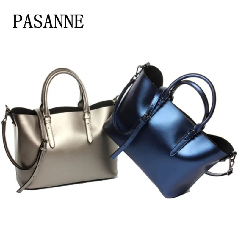 PASANNE 2016 Новая модная женская сумка из натуральной кожи роскошная кожаная