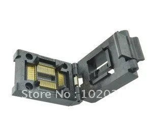 100% NEW IC51-0644-824 TQFP64 QFP64 LQFP64 IC Test Socket / Programmer Adapter / Burn-in Socket Connector (IC51-0644-824-5)0.8MM