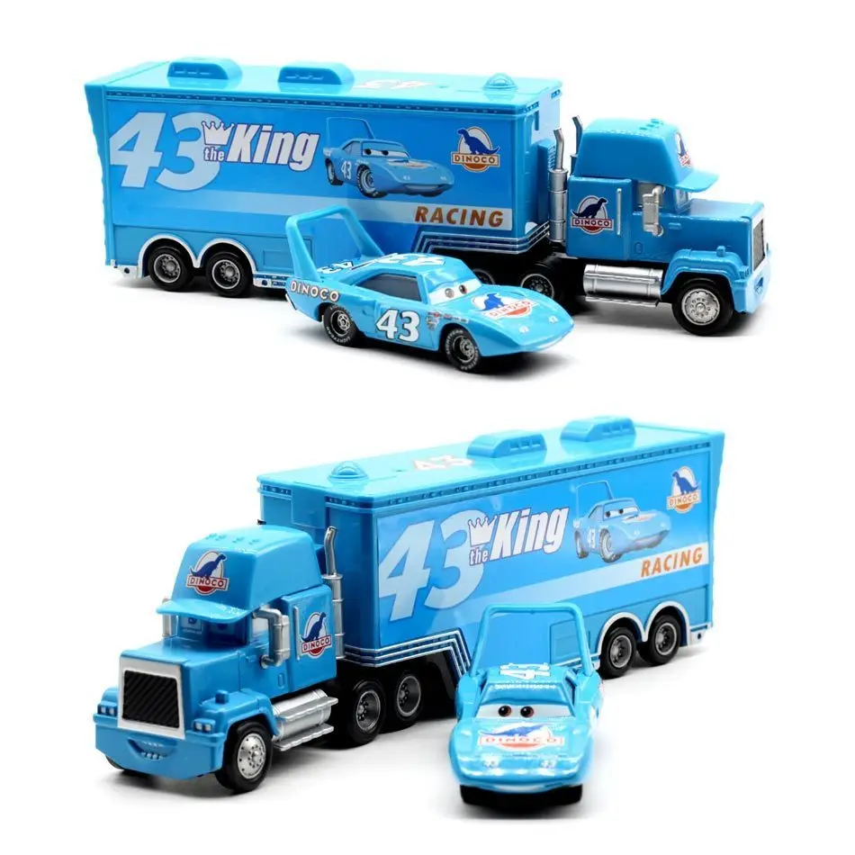 Disney Pixar Cars 2 3 игрушка Молния Маккуин Джексон шторм Мак Uncletruck King 1:55 литой металлический игрушечный автомобиль Детский подарок на день рождения