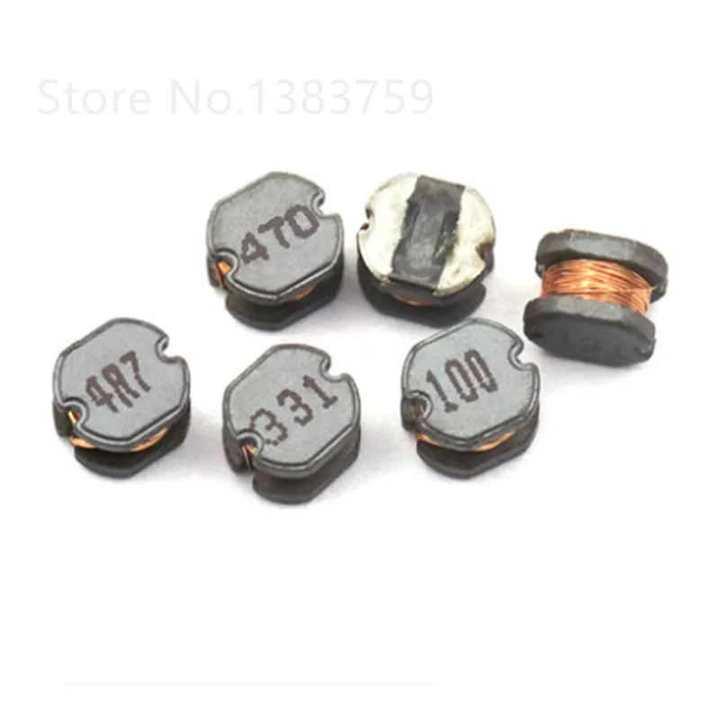 100pcs CD54 2.2/3.3/4.76.8/10/15/22/33/47/56/68/100/150/220/330/470/560/680UH SMD power inductor 5*5*4MM | Обустройство дома
