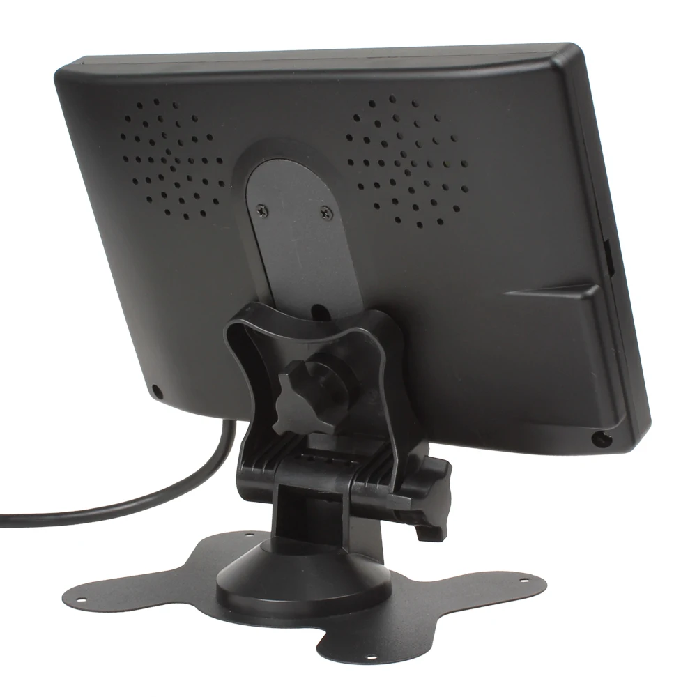 7 дюймов TFT ЖК монитор заднего вида для парковки DVD VCR 2 видео вход + ночное видение