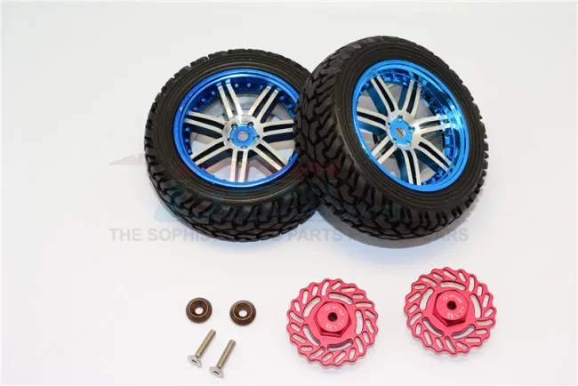 1/18 Traxxas 4WD latrax Титон/SST сплав задний тормоз диск + 5.5 мм толщиной колес и шин-