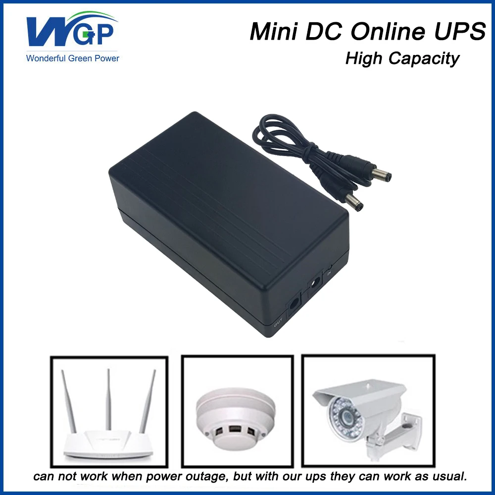 Долгое время резервного копирования маршрутизатор мини dc ups 12v источник питания 1a