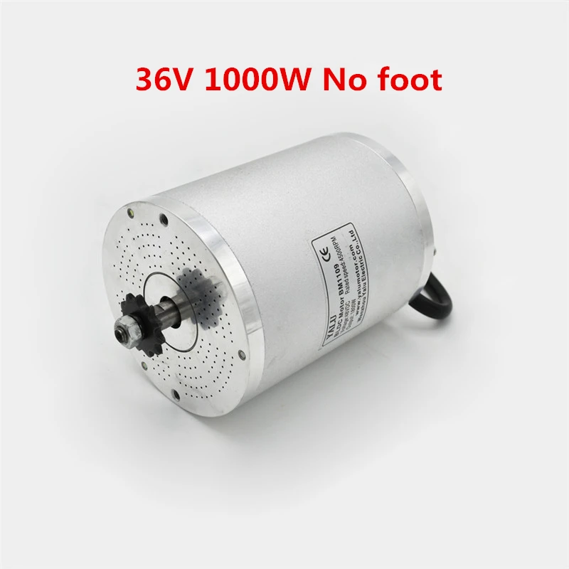 36V 1000W No foot MY1020 Модернизированный бесщеточный мотор BM1109 электродвигатель велосипеда 36 В/48 в 1000 Вт комплект для переоборудования электрического велосипеда BLDC центральный привод - Цвет: 36V 1000W No foot