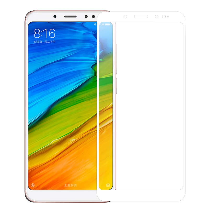2 шт для Xiaomi Redmi Note 5 Pro закаленное стекло 2.5D полная защита экрана Защитная пленка для Xiomi Redmi Note 5 Pro Note5 5,99" - Цвет: White