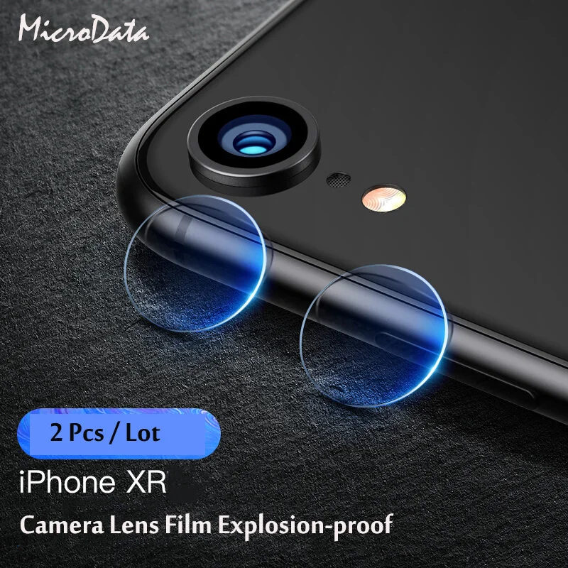 2 шт. защитное стекло против царапин для iPhone XR Защитная пленка объектива камеры