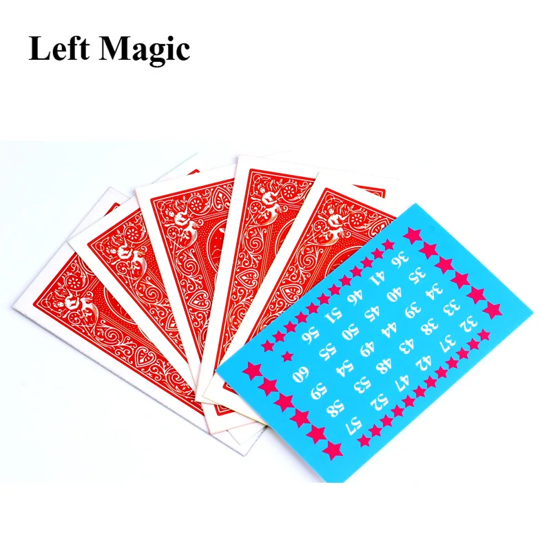 Расчетная карточка Telepathy магические фокусы реквизит для иллюзии Игрушка magic toy C2033