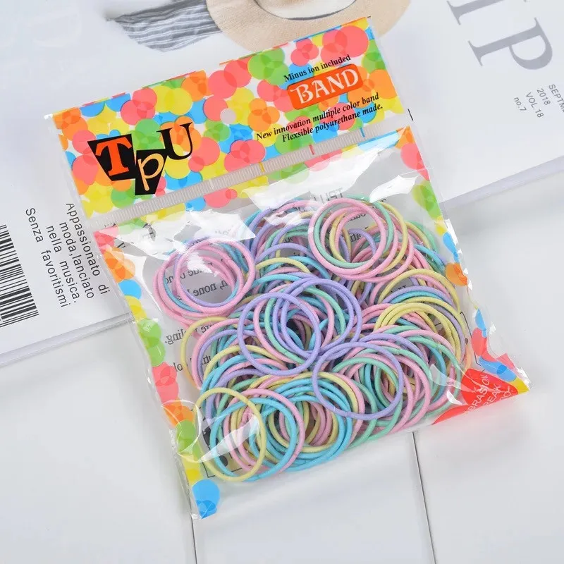 Повязка на голову детская эластичная ярких цветов 3 см 100 шт./лот | Аксессуары для