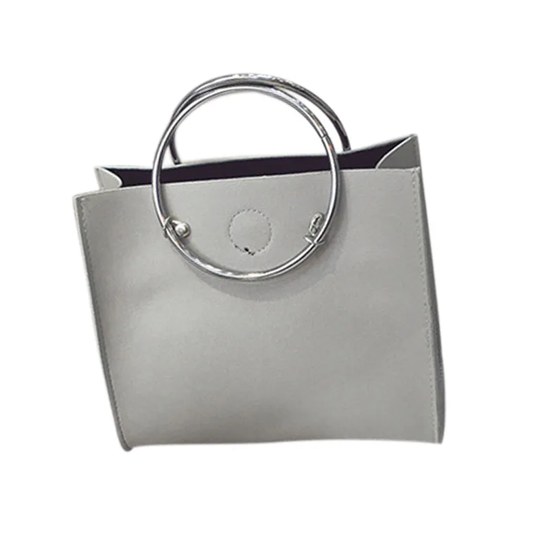 Сумка мессенджер женская с металлическим кольцом и ручками|bags with|fashion shoulder bagsshoulder