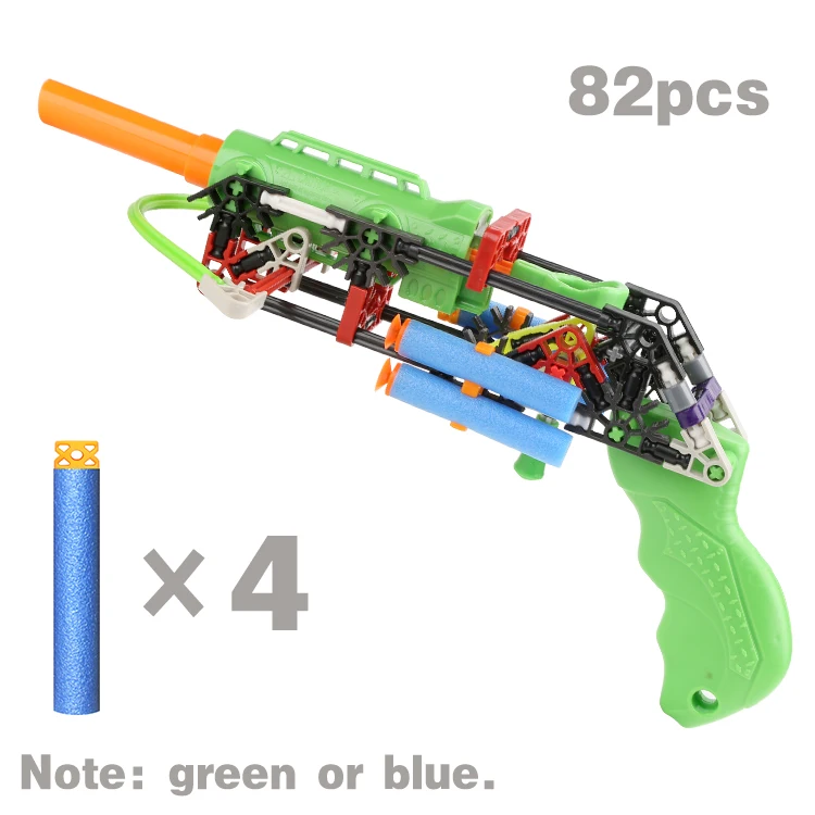 Мягкие пули, игрушечный пистолет, пули для nerf, игрушечный пистолет, строительные блоки, сборные игрушки, пистолет-пулемет для мальчиков, Детский Рождественский подарок