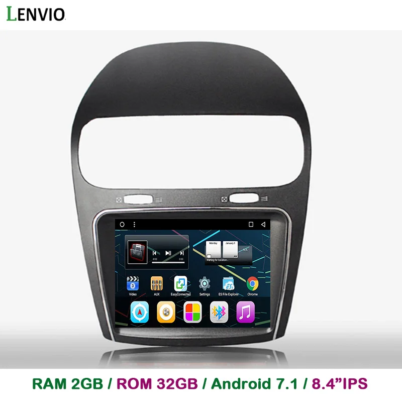 Lenvio 8," ips ram 2G rom 32G Android 7,1 автомобильный DVD gps навигационный плеер для Fiat Freemont 2012 2013 стерео радио четырехъядерный