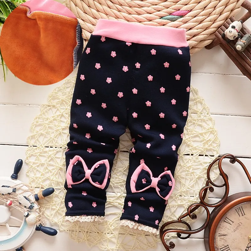 Новые модные зимние штаны для малышей 0-3 лет плотные штаны