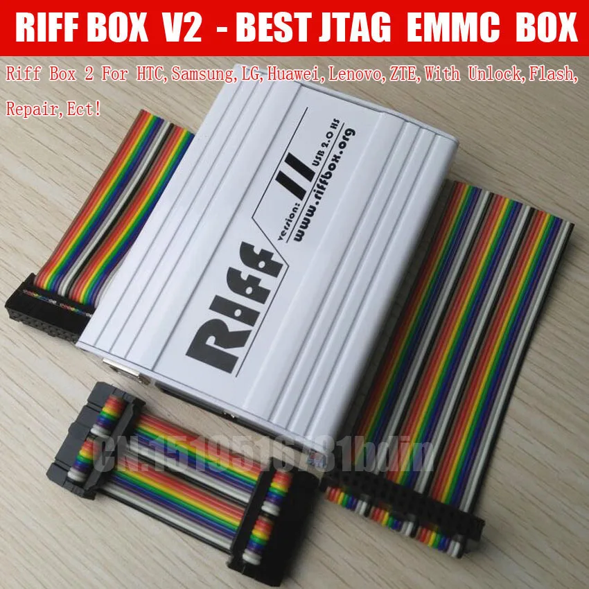 Новейший Riff Box лучший Jtag для HTC SAMSUNG Huawei разблокировка вспышка и ремонт с 2 плоскими