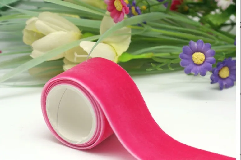 1 1/2 дюйма (38 мм) односторонняя бархатная лента красная сделай сам|ribbon adhesive|ribbons