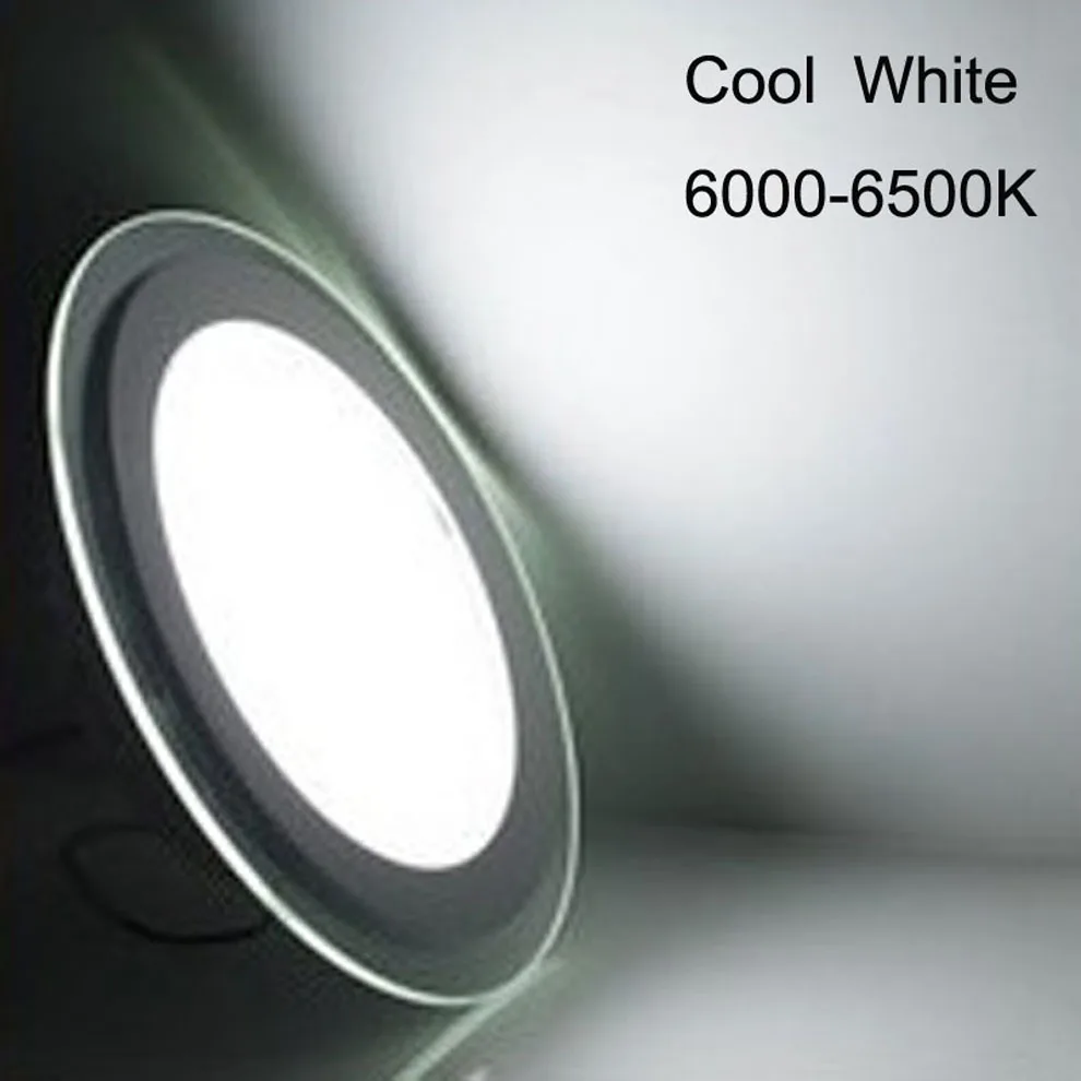 AC110V AC220V 240В 6 Вт 12 18 Светодиодная панель Встраиваемая кухонная потолочная лампа
