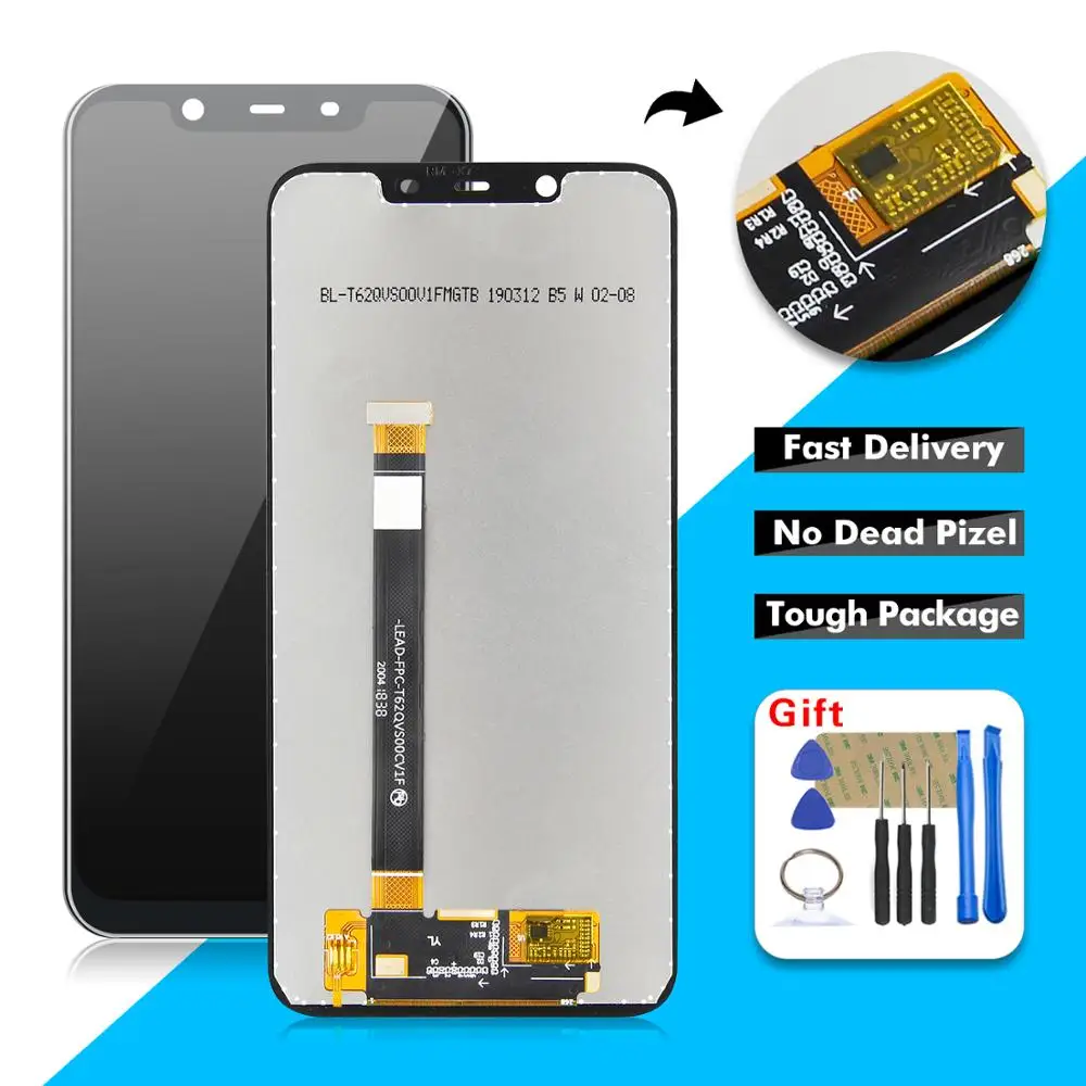 ЖК дисплей 6 18 дюйма для Nokia 8 1 TA 1119 1121 1128 113 сенсорный экран стеклянная панель