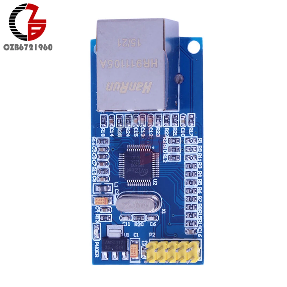 W5500 Ethernet сетевые модули DC 3 V 5V TCP IP 51 STM32 SPI интерфейс I/O микроконтроллер для