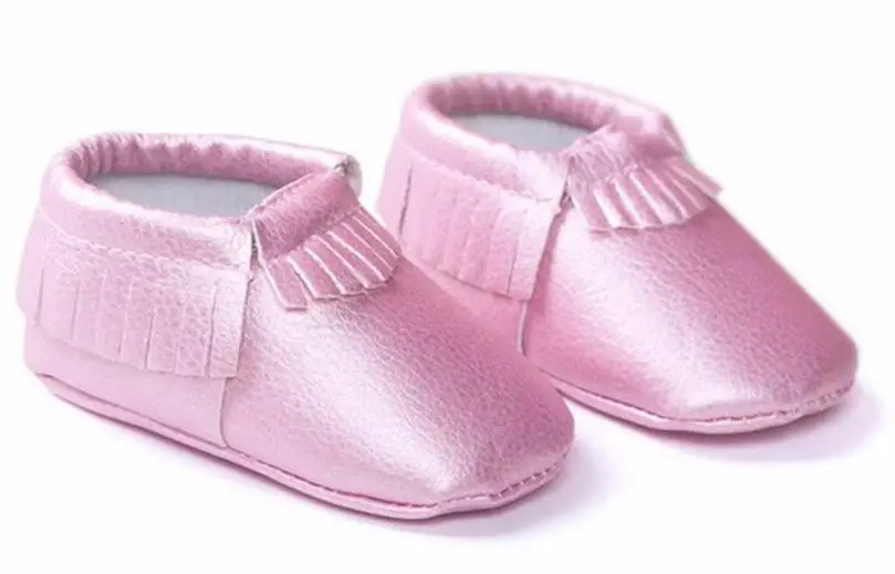 16 Детская обувь из искусственной кожи с кисточками, 28 цветов, детские мокасины для новорожденных, мягкая обувь для малышей, мокасины для мальчиков и девочек - Цвет: 16