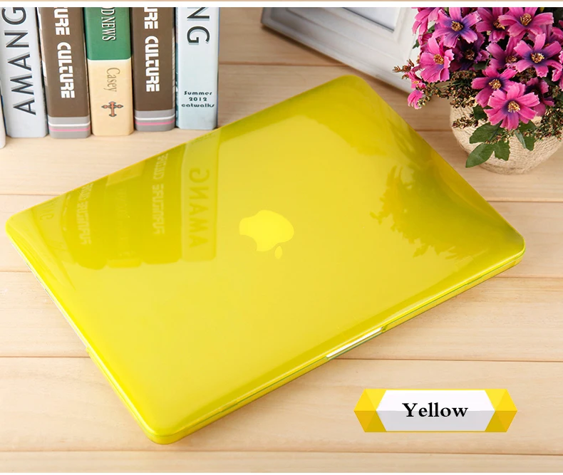 Чехол для ноутбука Apple Жесткий с кристаллами Mac Book White 13 &quotMC 516 MC207 A1342 Бесплатный