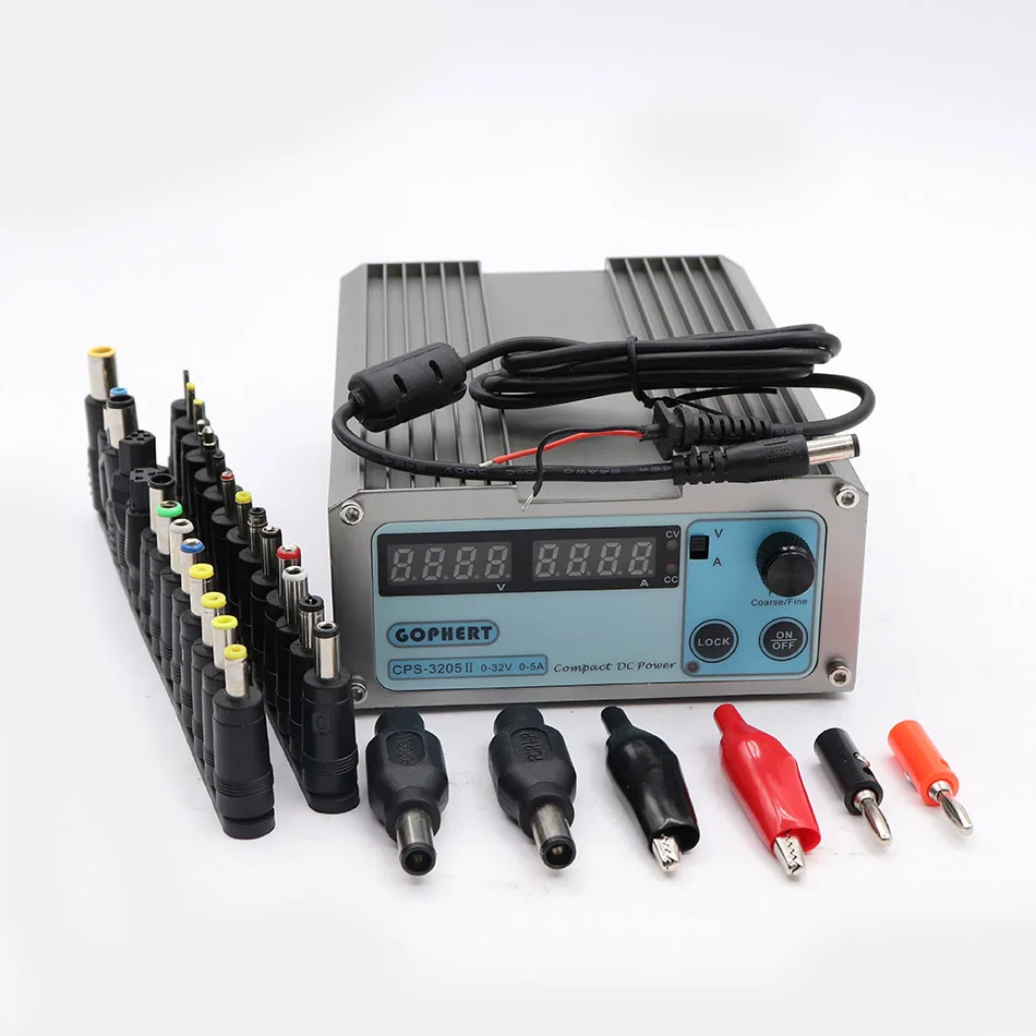 CPS-3205 3205II Модернизированная версия мини Регулируемый цифровой источник питания постоянного тока OVP/OCP/OTP 0.001A 0,01 V 32 V 30 V 5A 60 V 3A 16 V 10A - Цвет: Package 1