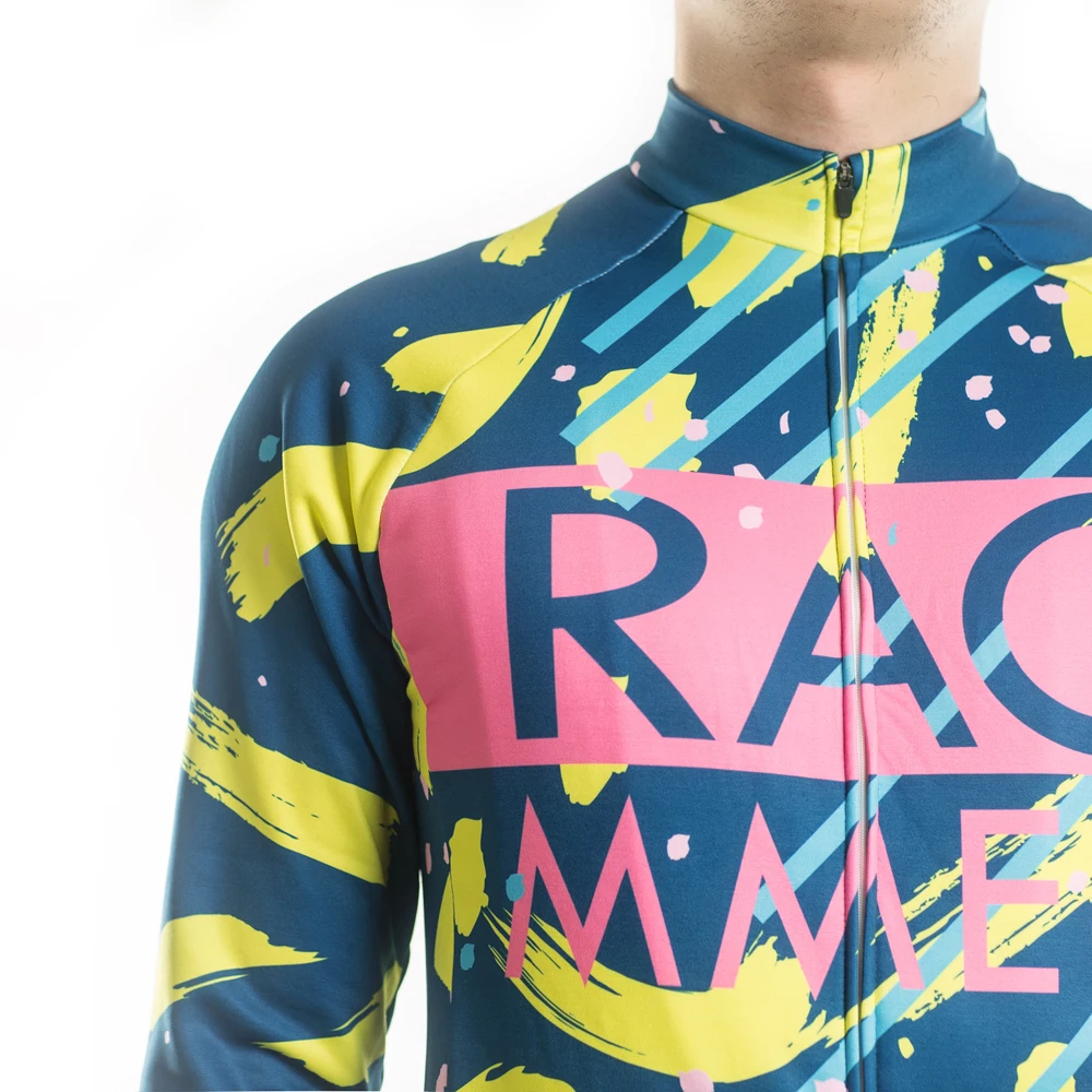 Racmmer 2020 Зимняя Термальная флисовая велосипедная кофта Ropa Ciclismo Mtb с длинным