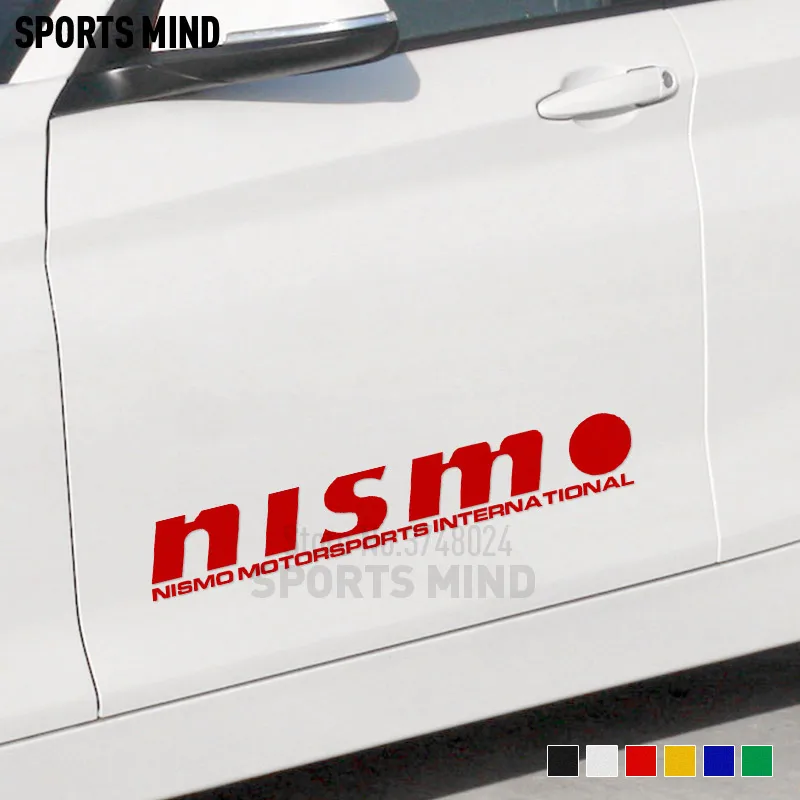 2 шт. автомобильные наклейки для Nissan NISMO Almera Tiida Qashqai Juke патруль X Trail Sentra Note