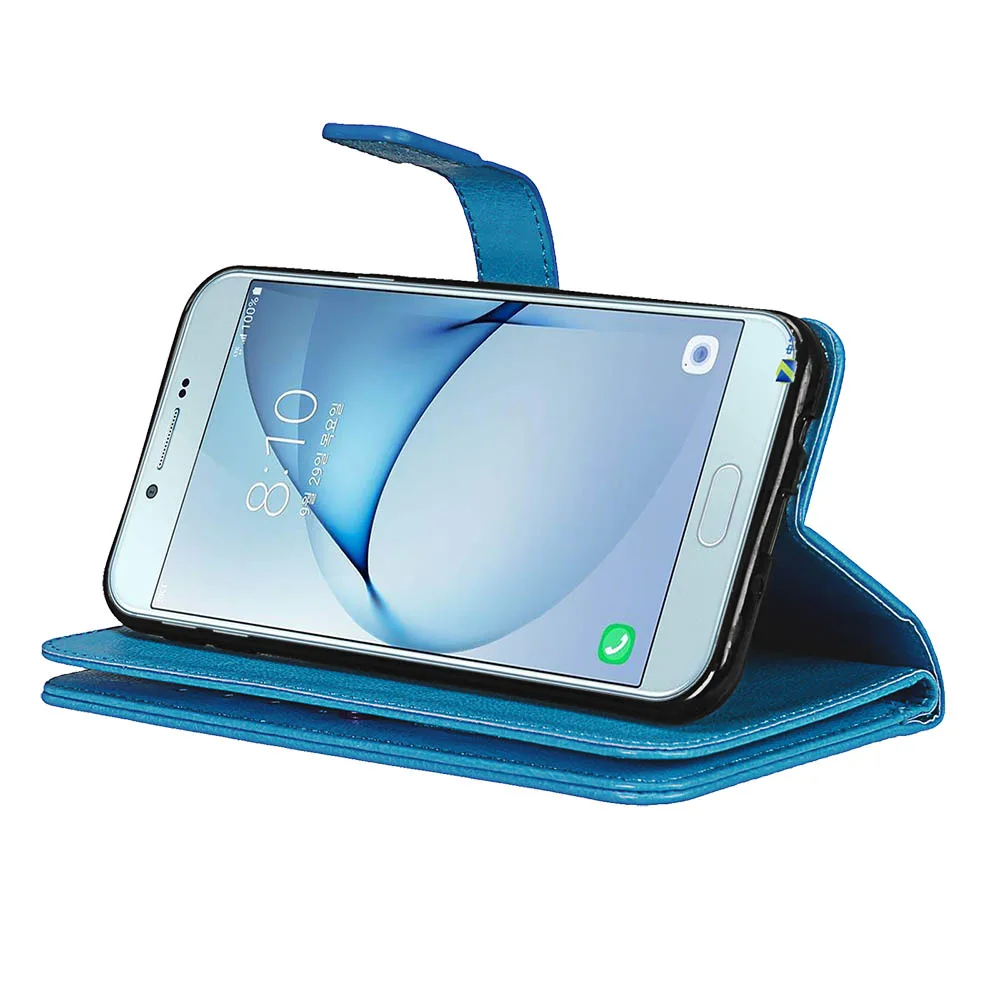 Чехол A8 для многофункционального 9 слотов карт с подставкой из искусственной