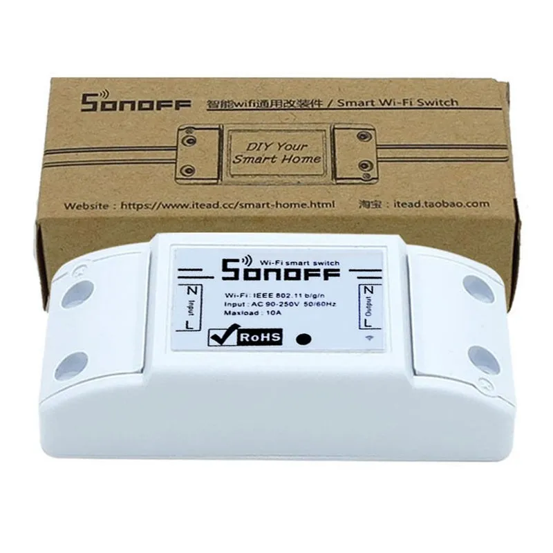 AC90V-220V Sonoff умный дом WiFi беспроводной модуль переключателя, интеллектуальное DIY управление переключателем таймера через IOS Android с чипом FM433
