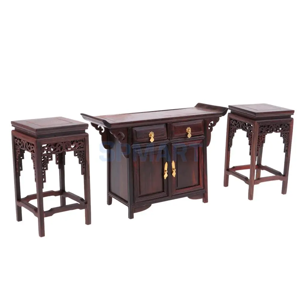 Винтажный Миниатюрный стол для кукольного домика 1/6/стул шкафа дома Blythe BJD