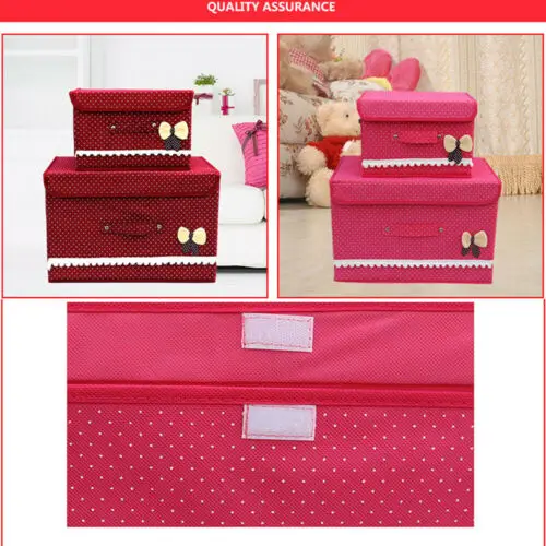 2X нижнее белье складная сумка для хранения одежды одеяло Стёганое гардероб