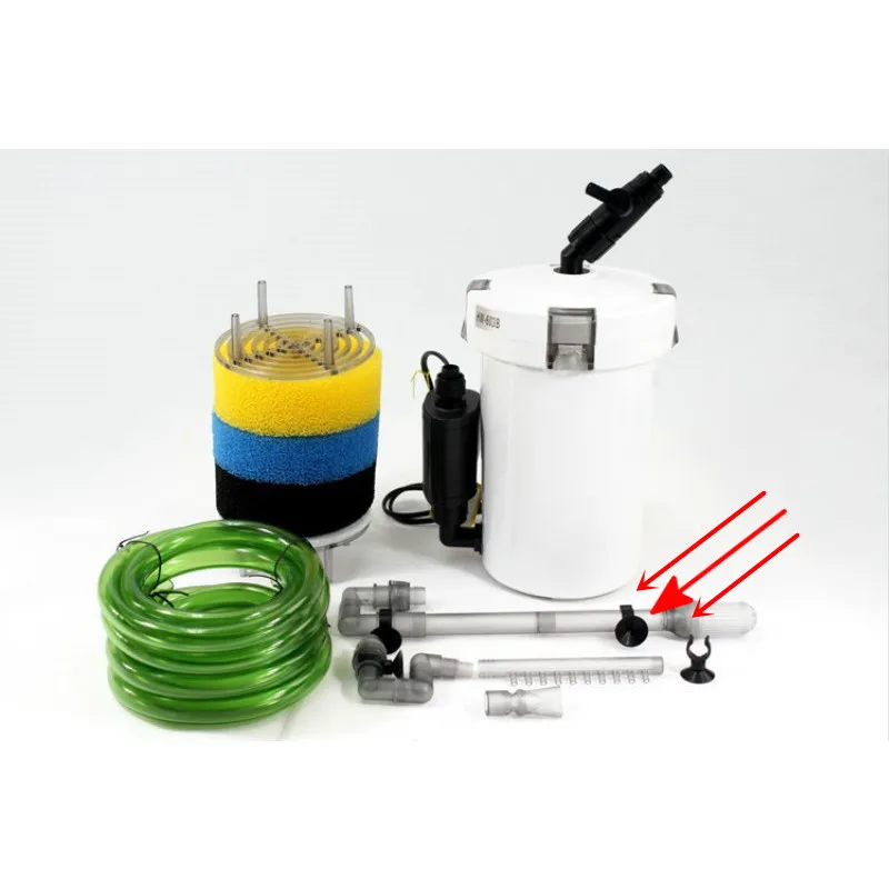 Внешний фильтр для аквариума на входе выпускная труба аксессуары аквариумного