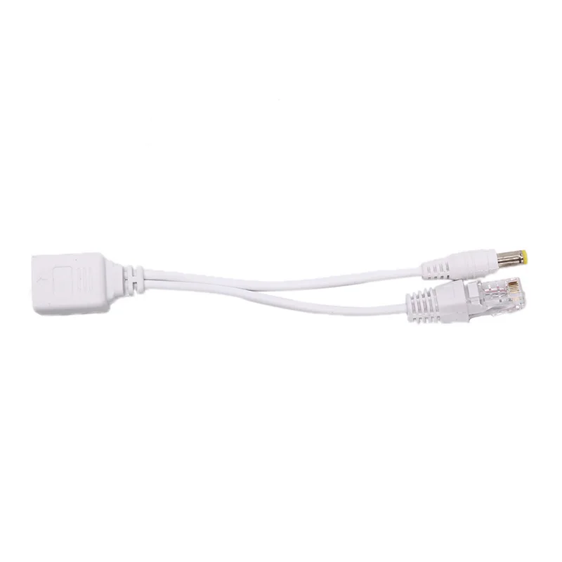Кабель POE 2 шт. Пассивный адаптер Power Over Ethernet разветвитель RJ45 инжектор модуль
