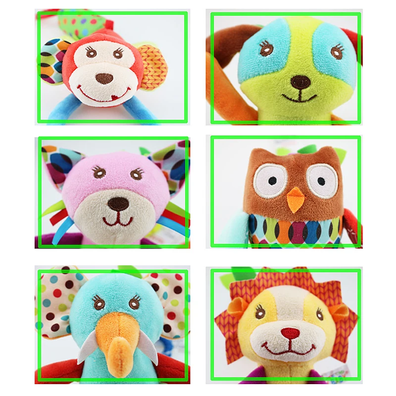 Ветер Chime милые животные Младенческая Детская Мягкая кроватка игрушка коляска