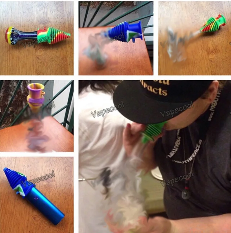 Силиконовые трубки для курения и стеклянные многофункциональные предотвращения